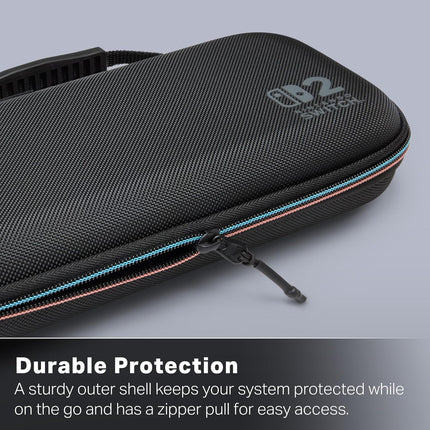 PowerA Protection Case for Nintendo Switch 2 - Black, Officially Licensed, Protective Storage, Holds up to 9 Game Cards and 2 microSD Express Cards, Integrated Play Stand