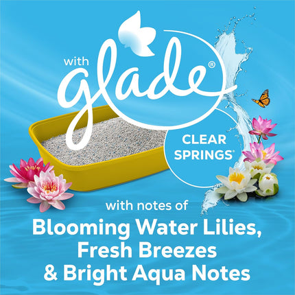 Purina Tidy Cats Clumping Multi Cat Litter, Glade Clear Springs - 16 lb. Bag