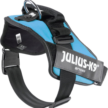 Julius-K9, 16IDC-AM-1, IDC Powerharness, Dog Harness, Size: 1, Aquamarine