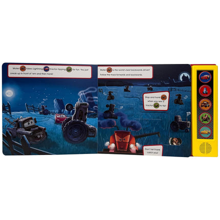 Disney Pixar Cars – Lightning McQueen, Mater, and More! - Ka-Chow! - Trace-a-Track Interactive Sound Book - PI Kids