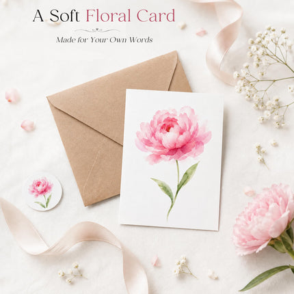 Blank Cards with Envelopes, Watercolor Flower 50 Pack 3.5x5 inches - photo 3