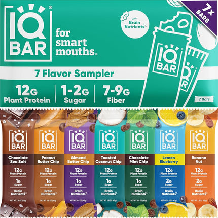 Clean Plant Protein Bar Sampler - 7 Count