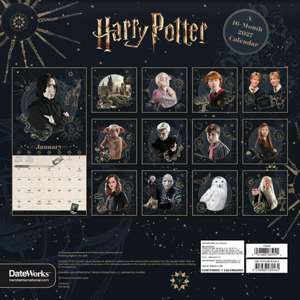 2027 Harry Potter Wall Calendar
