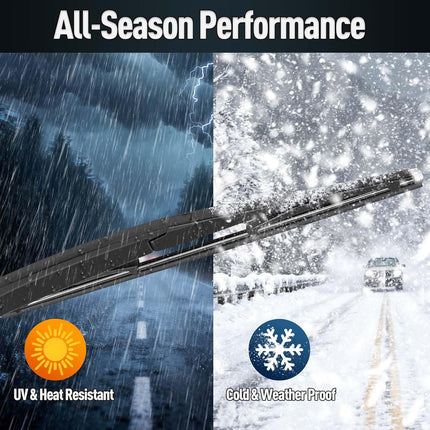 Rear Wiper Blade, All-Season Back Window Wiper, Rear Windshield Wiper Direct Fit OEM Replacement Automotive Blade for Ford Bronco 2021 2022 2023 2024 2025,Not for Bronco Sport Model