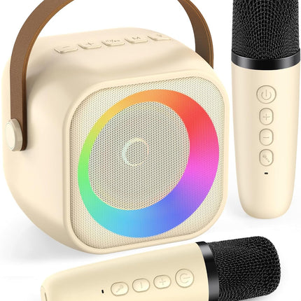 Karaoke Machine for Kids, Karaoke Gifts for Girls Ages 4, 5, 6, 7, 8, 9, 10, 12 +Year Old Birthday Party, 4-12 Years Old Christmas Toys Gift for Girls