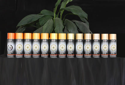 Premium Metallic Acrylic Enamel Wheel Paint, Orange-Gold - photo 4