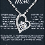 925 Mom Necklace Gift for Mother's Day