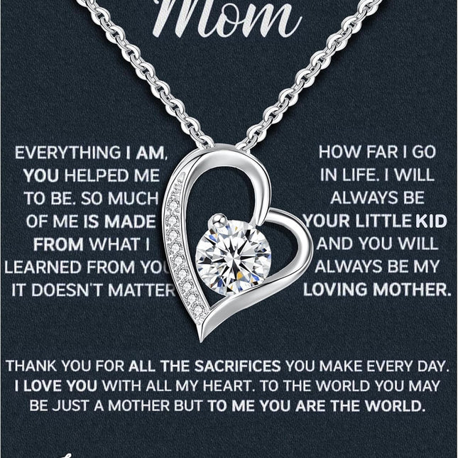 925 Mom Necklace Gift for Mother's Day