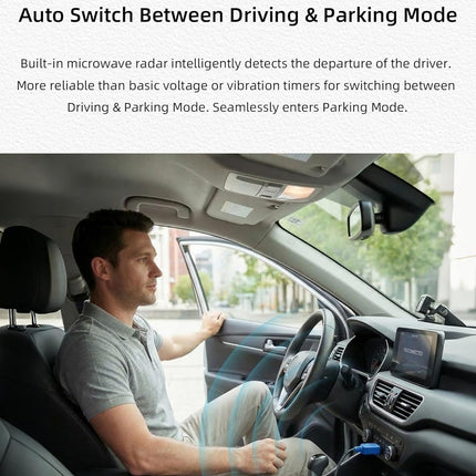 USB-C Dash Cam Hardwire Kit – OBD Power Cable with 24/7 Parking Mode, Low Voltage Protection & Driver Detection, Compatible with Redtiger, Wolfbox, Vantrue, Viofo, TERUNSOUL and Most Dash Cameras