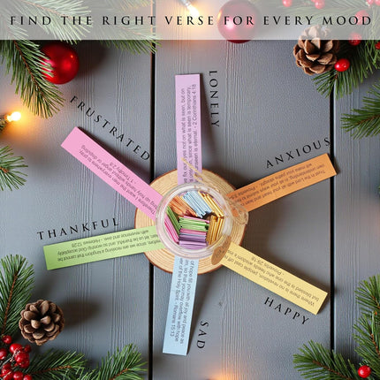 Bestie Bible Verses Jar – Christian Scripture Encouragement Jar, Color Coded Bible Verses, Faith Based Friendship Gift for Women
