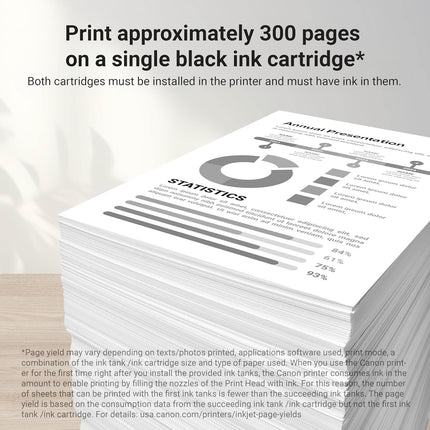 Canon PG-240 XL Genuine Black Ink Cartridge, Compatible with MG2120/3120/4120, MX512/432/472/372/392/522/532/452, MG2220/3220/4220/3520/3620, TS5120