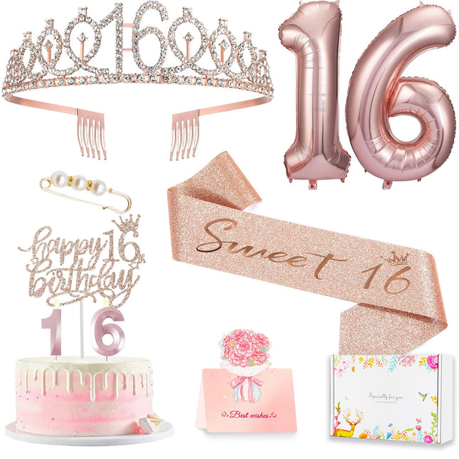 Sweet 16 Birthday Party Decorations for Girls