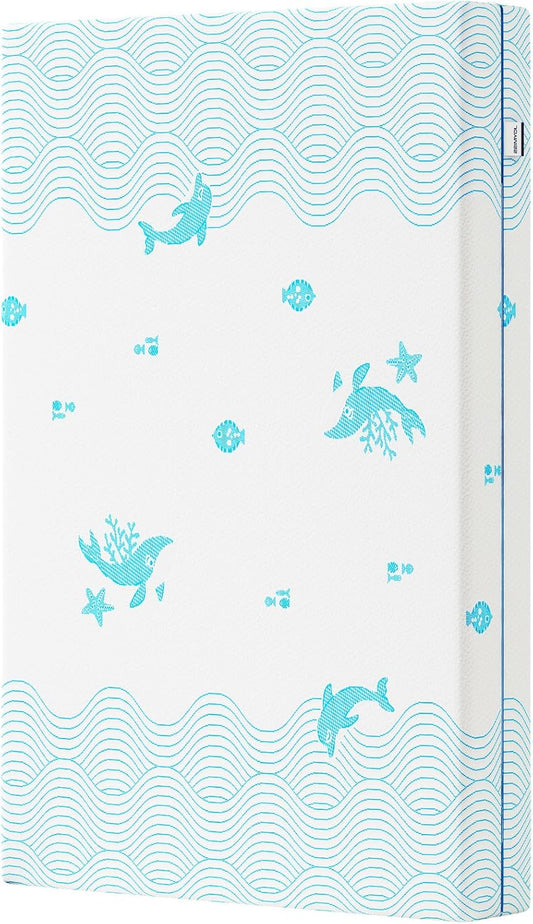 Breathable Waterproof Crib & Toddler Mattress, 52" x 27.6" x 5"