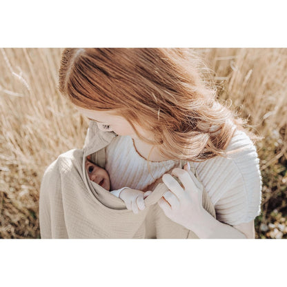 Muslin Nursing Cover in Summer Wheat - photo 4