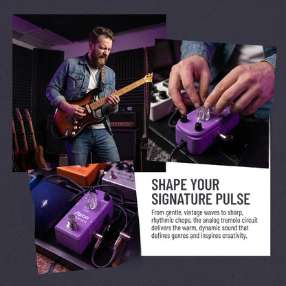 Analog Tremolo Effect Pedal for Electric Guitar - photo 2