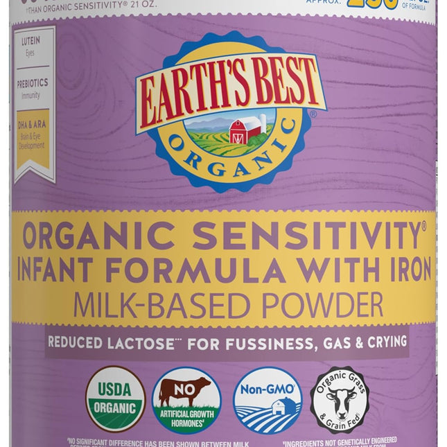 Organic Sensitivity Infant Formula Powder, 0-12 Months, 32 oz