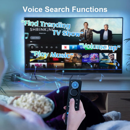 Replacement Firestick Remote with Fire Smart TVs Lite,HD,TVs Stick (4K/4K Max),TV Cube(1st/2nd/3rd Gen),for Hisense,Pioneer,3rd Gen Smart TVs