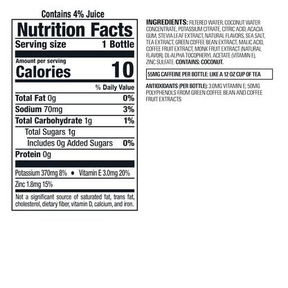 Molokai Coconut Antioxidant Infused Water Beverage, 18 fl oz, 12 Pack - photo 3