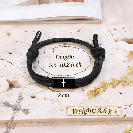 PEALICIOUS Mens Cross Bracelet as Easter Basket Stuffers for Teens, Soccer Baseball Joshua 1 9 Cross Bracelet Basketball Philippians 4:13 Accessories as Boys Easter Gifts for Sons Baptism Confirmation