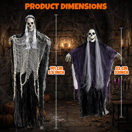 Halloween Decorations Outdoor Hanging Ghost: Spooky Haunted House Decor