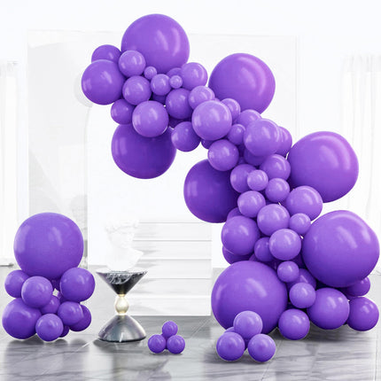 Dark Brown Balloons 100pcs Boho Coffee Neutral Different Sizes