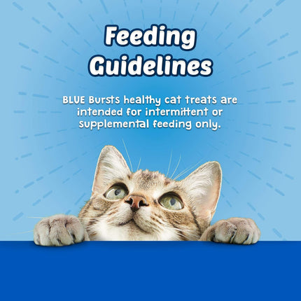 Blue Buffalo Bursts Crunchy & Creamy Cat Treats, Great for Training, Paw-Lickin' Chicken, 2-oz Bag (6 Pack)