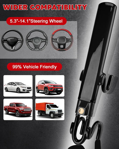 Steering Wheel Lock Anti-Theft Car Device Heavy Duty Security Car Lock Antitheft Locking Devices Great - photo 4