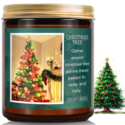 Fall Candle Set | 4 Pack Scented Candles for Home - Candle Gifts for Women Men, Soy Candles Home Scented | Autumn Fragrance of - Apple Pie/Cinnamon/Harvest/Wreath