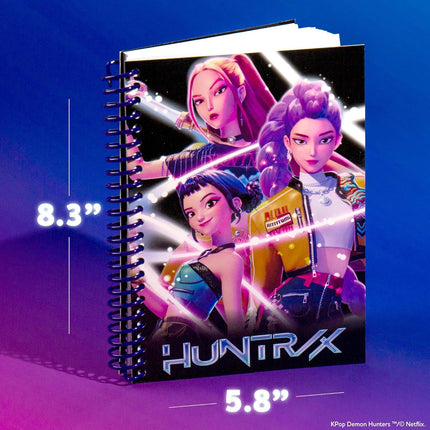 KPop Demon Hunters™ Journal – Huntr/x Edition, 100 Lined Pages, Notebook Measures 5.8 x 8.3, Official K Pop Demon Hunters Merch for K-Pop Fans, Students, Teens