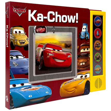 Disney Pixar Cars – Lightning McQueen, Mater, and More! - Ka-Chow! - Trace-a-Track Interactive Sound Book - PI Kids