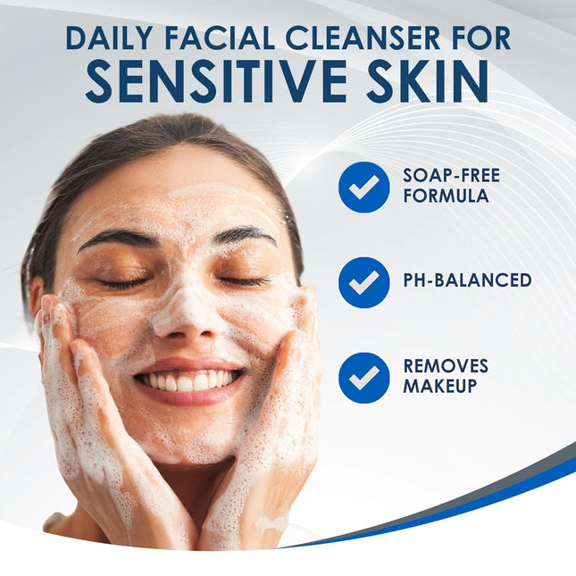 Gentle Facial Cleanser with Pump Dispenser - 8 fl oz - Formulated Without Common Irritants for Those - photo 2