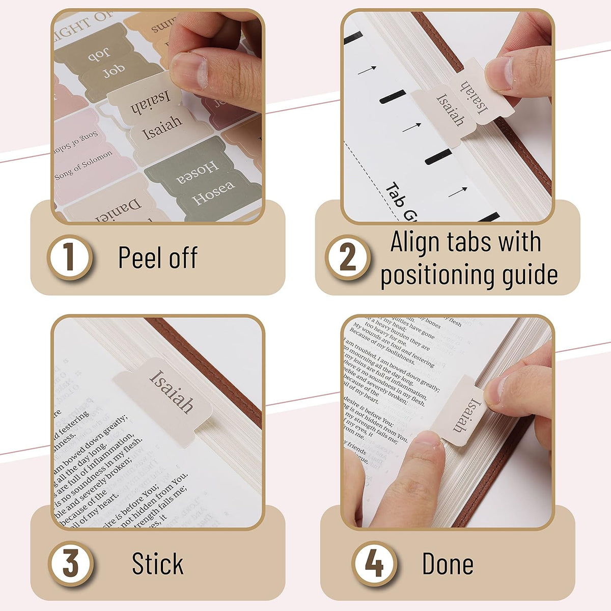 Boho Laminated Bible Tabs, 75 Count - photo 5