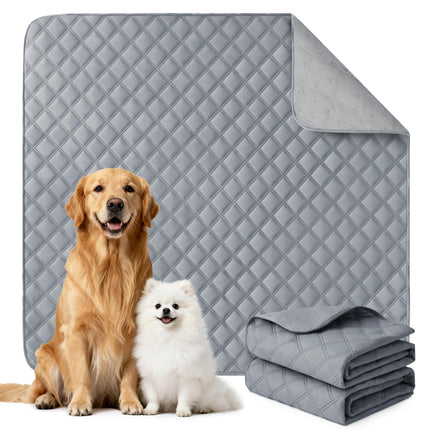 Reusable Washable Pee Pads for Dogs Large/Extra Large 36'' x 41'' 2 Pack, Absorbent Pet Puppy Dog Training Pads Non-Slip, Waterproof Whelping Potty Pads for Dogs Leak-Proof