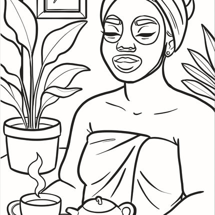 Coloring with Coco: Passport to Paradise: Relaxing Bold and Easy Coloring Book for Adults and Teens