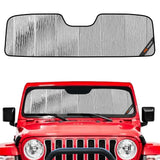 Windshield Sun Shade for Jeep Wrangler JL 2018-2026, Gladiator 2020-2026 Front Window Sunshade - AstraGuard