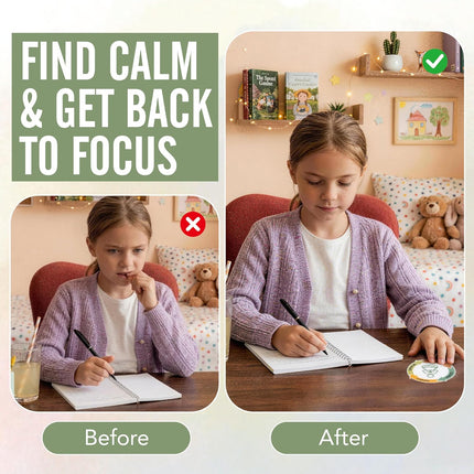90 Pcs Calm Stickers for Anxiety Sensory Strips - 2 Textured Fidget Strips for Desk Kids Mood Calming, Mindfulness Box Breathing Stickers for Adults, Anxiety Relief at Classroom Therapy Office
