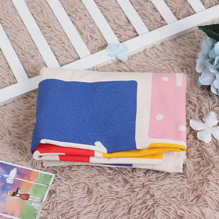 Soft Infant Carpet Play Mat, Rectangle Crawling Mat for Babies and Toddlers, Durable Cotton Floor Mat with Smooth Edges for Safe Play and Home Decoration