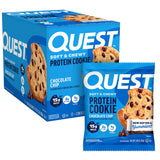 Chocolate Chip Protein Cookie, 15g Protein, 1g Sugar, 2g Net Carbs, Keto Friendly, High Protein, Low Carb; 12 Count