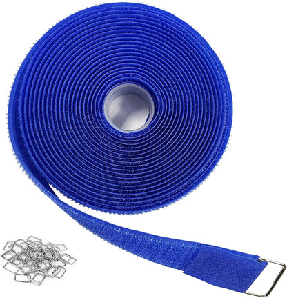 1"x16ft Hook and Loop Straps with 25 Metal Buckles
