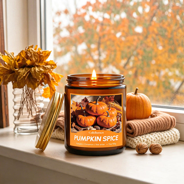 Fall Scented Candles - Pumpkin Spice Soy Candles