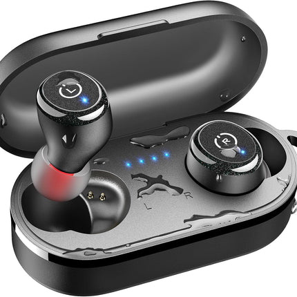 TOZO T10 Wireless Earbuds Bluetooth 5.3 Headphones, App Customize EQ, Ergonomic Design, 55H Playtime, Wireless Charging Case, IPX8 Waterproof Sound in-Ear Headset, New Version