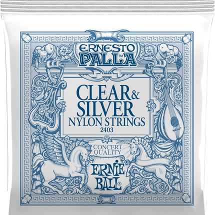 Ernie Ball Ernesto Palla Black & Gold Ball-End Classical Guitar Strings 3-Pack, 28-42 Gauge (P03409)