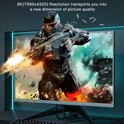 IVANKY 8K DisplayPort 1.4 Cable 3ft, VESA Certified DP to DP Cord 3.3ft, [8K@60Hz, 4K@144Hz, 1080P@240Hz], Support HBR3, 32.4Gbps, HDCP 2.2,HDR,Compatible for Gaming Monitor,TV,PC,Laptop,3090 Graphics