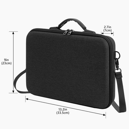 GEEKRIA Hard Shell Travel Case Compatible with Akai Professional MPC Sample Portable Groovebox, Audio Sampler Carrying Bag (Dark Grey)
