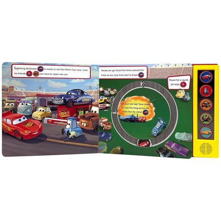 Disney Pixar Cars – Lightning McQueen, Mater, and More! - Ka-Chow! - Trace-a-Track Interactive Sound Book - PI Kids