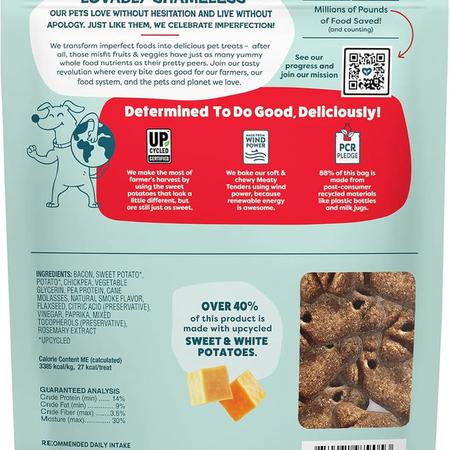 Soft Dog Treats – Bacon Me Crazy Meaty Tenders, Soft & Chewy Treats for Dogs, Real Bacon 1st Ingredient - photo 2