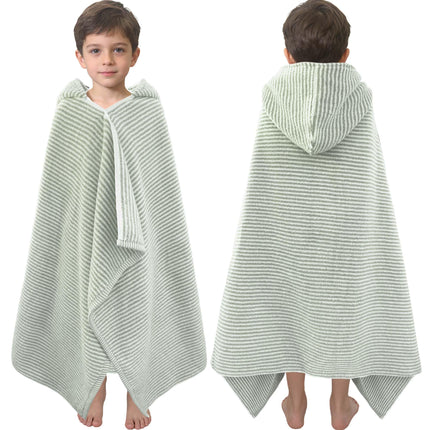 Toddler Hooded Towel Wrap, 3-10 Years, 100% Cotton,Daisy