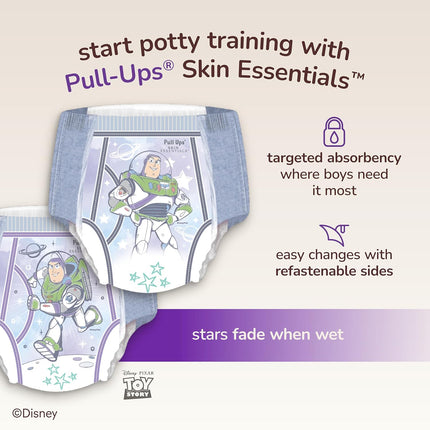 Pull-Ups Boys' Skin Essentials Potty Training Pants, Training Underwear, 4T-5T (38-50 lbs), 46 Ct