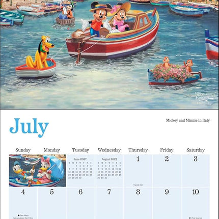 Disney Dreams Collection by Thomas Kinkade Studios 2027 Wall Calendar