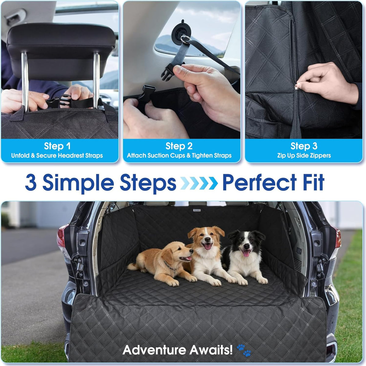 Extra Long Dog Cargo Liner for SUVs & Minivans - photo 5